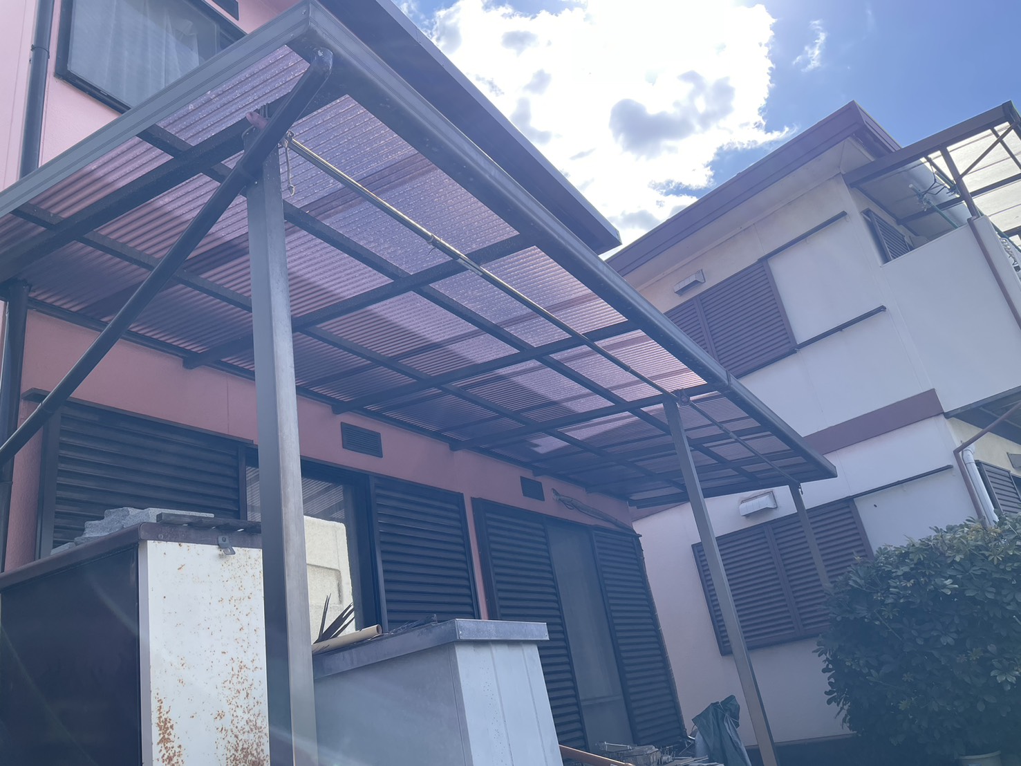 明石市　S様　波板補修工事